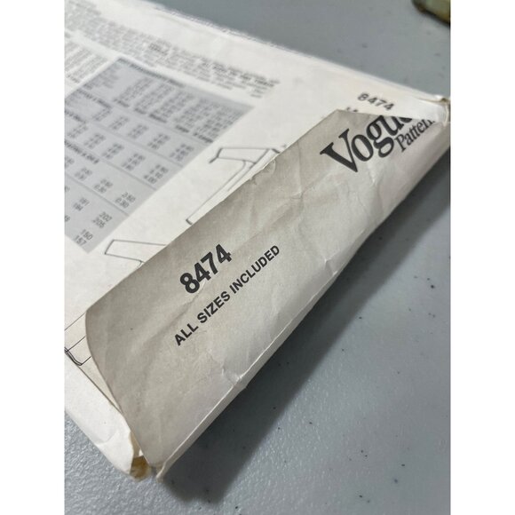 Very Easy Vogue 8474 Misses Kaftan Caftan All Sizes Included Pattern Vintage CUT - Picture 5 of 6